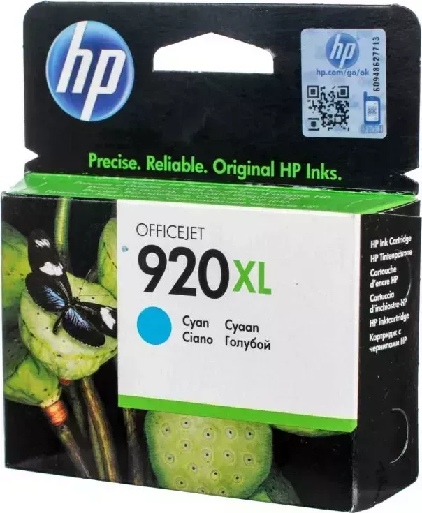 Расходный материал для печати HP CD972AE (920XL) голубой