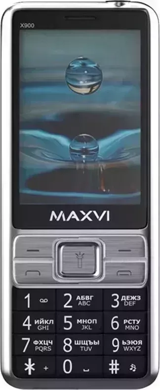 Смартфон MAXVI Телефон X900 black (2 SIM)