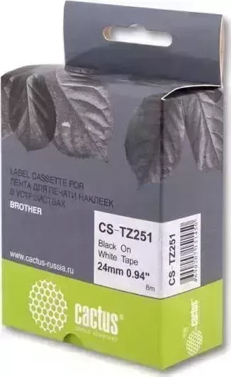 Картридж CACTUS Расходный материал для печати CS-TZ251 BLACK ()