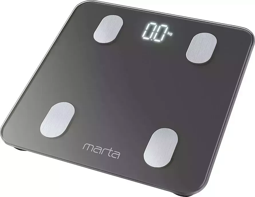 Весы напольные MARTA MT-1606 серый графит