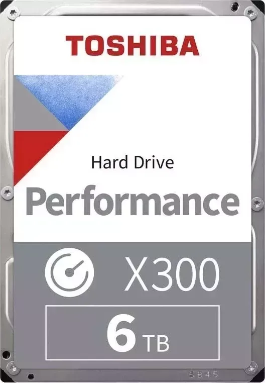 Жесткий диск TOSHIBA X300 6ТБ SATA III 3.5 (HDWR460EZSTA)