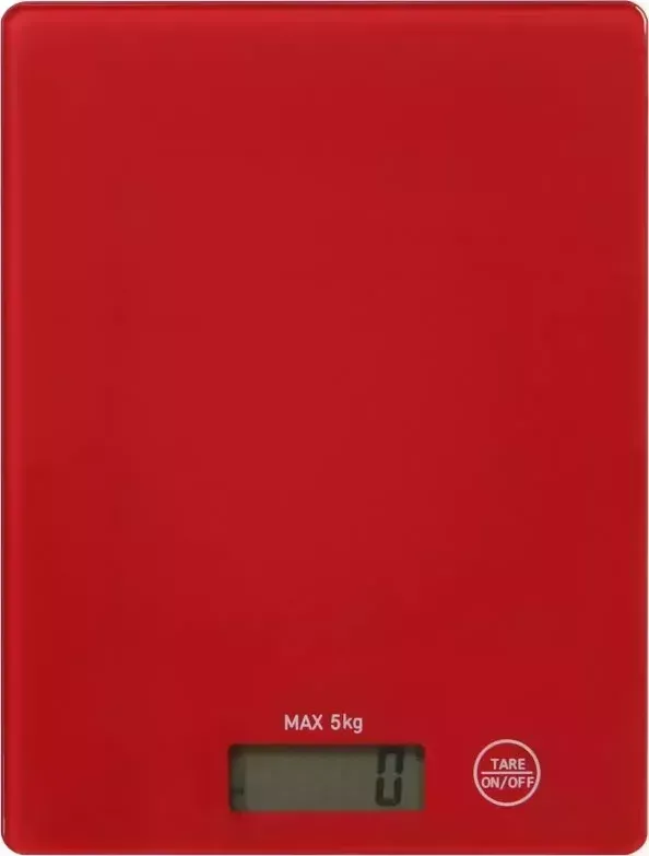 Весы кухонные Willmark WKS-511D красный