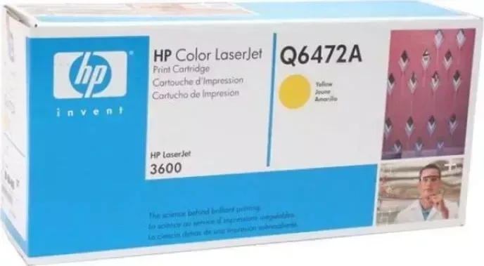 Расходный материал для печати HP Q6472A Желтый