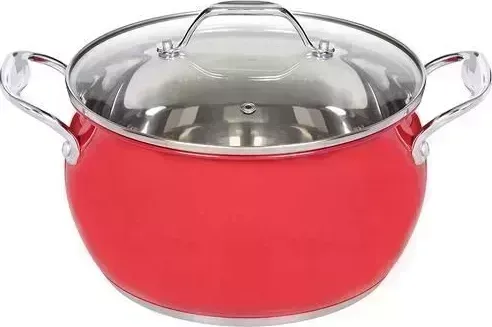 Кастрюля  Daniks QS-2-18 красный 2,6л