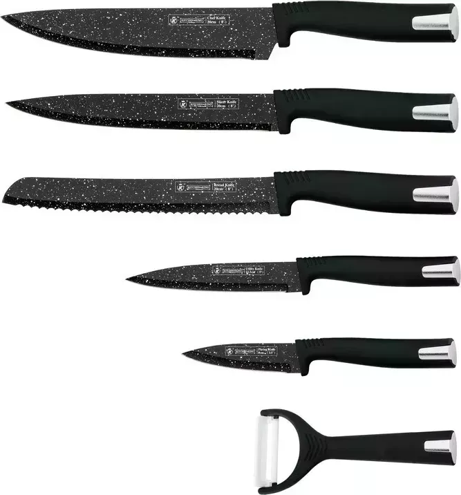 Набор ножей MercuryHaus кухонных KITCHEN KING KK-SL5 BLK