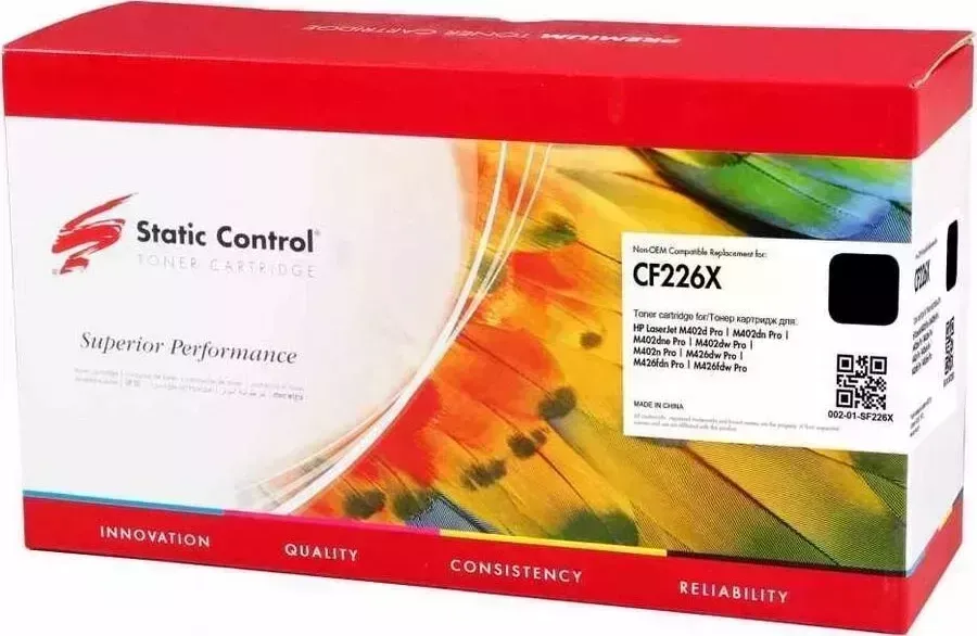 Расходный материал для печати Static Control 002-01-SF226X-2 (CF226X) черный