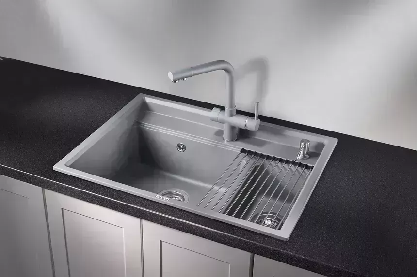 Мойка кухонная Granula KS-7302 алюминиум