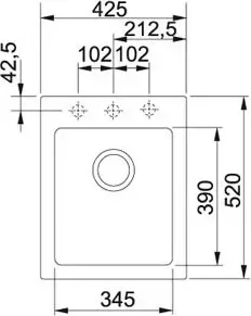 Мойка кухонная Franke MRG 610-42 Ваниль (114.0296.476)