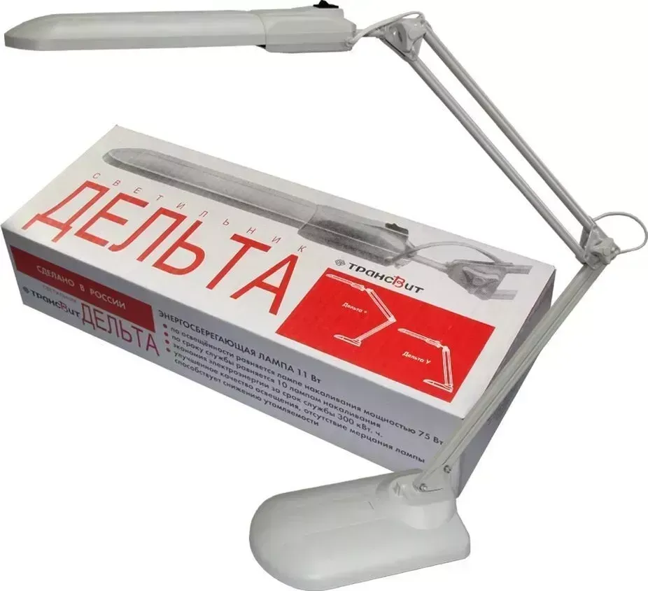 Светильник  Трансвит Дельта+ серый (ФНБ15-11-002)