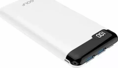Внешний аккумулятор  Golf LCD21 White