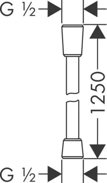 Душевой шланг Hansgrohe HansGrohe Isiflex 28272140 бронза