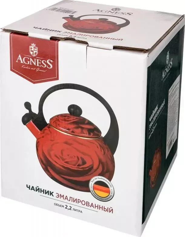 Чайник для плиты  Agness 915-117 2,2л