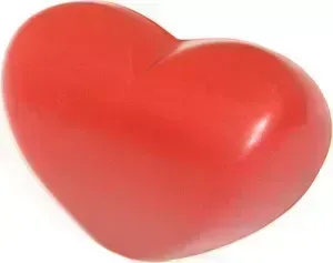 Подголовник для ванны 1Marka Love на присосках, красный (4604613309855)