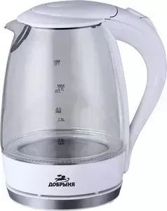 Чайник электрический ДОБРЫНЯ DO 1230 W белый