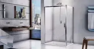 Душевой уголок Good Door Antares WTW+SP-120-90 с поддоном, профиль хром, стекло прозрачное (АН00002, АН00008, ЛП00003)
