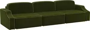 Диван АртМебель Триумф Long slide микровельвет зеленый