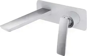 Смеситель для раковины TIMO Helmi скрытого монтажа (4071/00-16SM chrome white) хром - белый