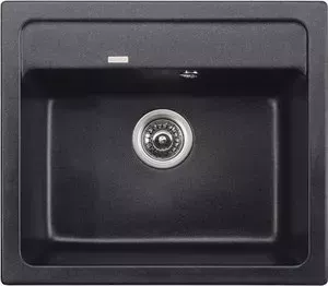 Мойка кухонная KAISER Granit 57x50x20 черный мрамор Black Pearl (KGM-5750-BP)