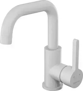 Смеситель для раковины Elghansa CLIQ белый камень (16A1024-White Stone)
