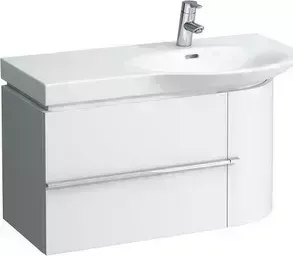 Тумба под раковину Laufen Palace New 90 см с 2-мя ящиками белая, для 8.1670.1 (4.0150.2.075.463.1)