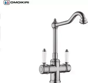 Смеситель для кухни OMOIKIRI Tottori-SI (4994046) античное серебро