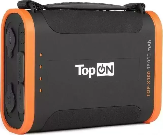 Внешний аккумулятор Topon TOP-X100 96000мAч черный/оранжевый (102705)
