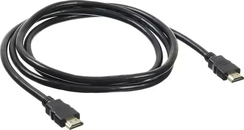 Кабель BURO HDMI 2.0 HDMI (m)-HDMI (m) v2.0 1.8м GOLD черный