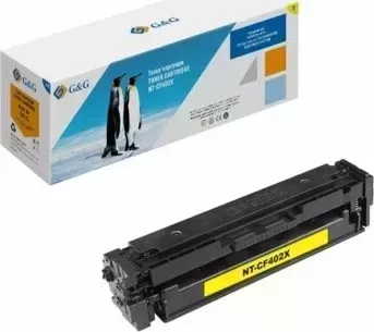 Расходный материал для печати  G&G NT-CF402X желтый (Картридж)