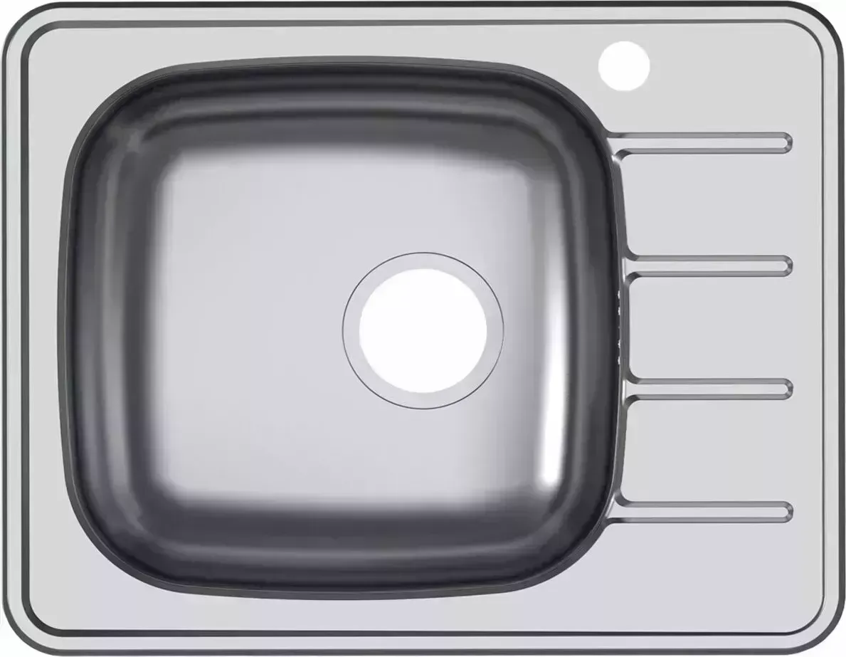 Мойка кухонная UKINOX Гранд GRM600.480 -GT6K 2L