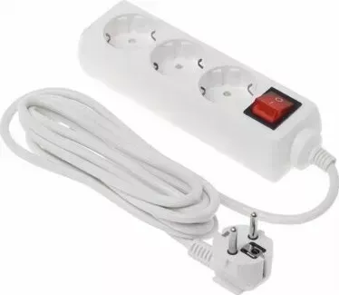 Удлинитель BURO BU-PS3.3/W 3м белый