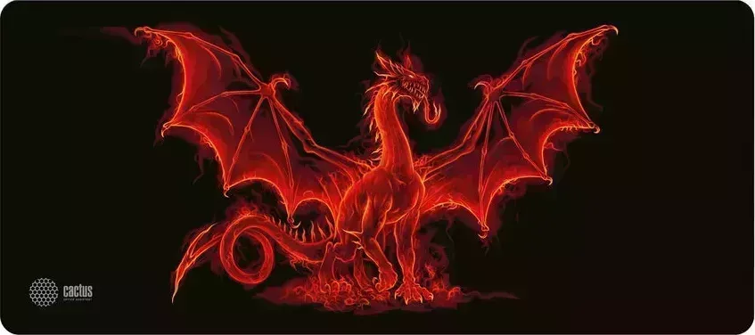 Коврик для мыши CACTUS Dragon XXL 900x400x3мм (CS-MP-PRO06XXL)