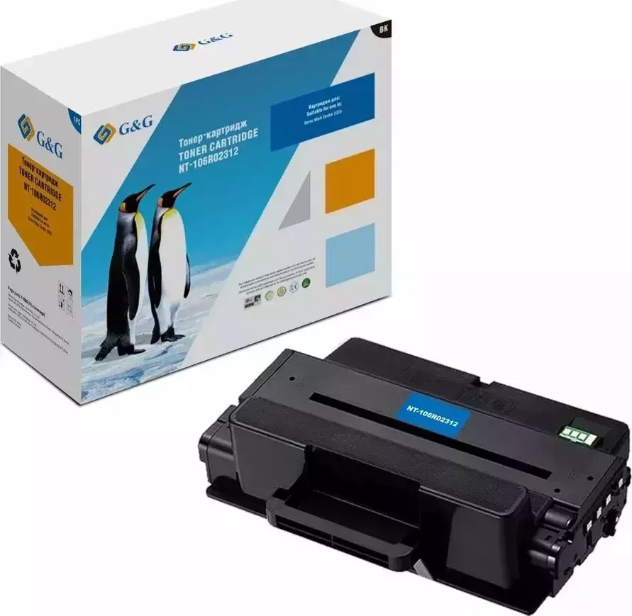 Расходный материал для печати  G&G NT-106R02312 черный (Картридж)