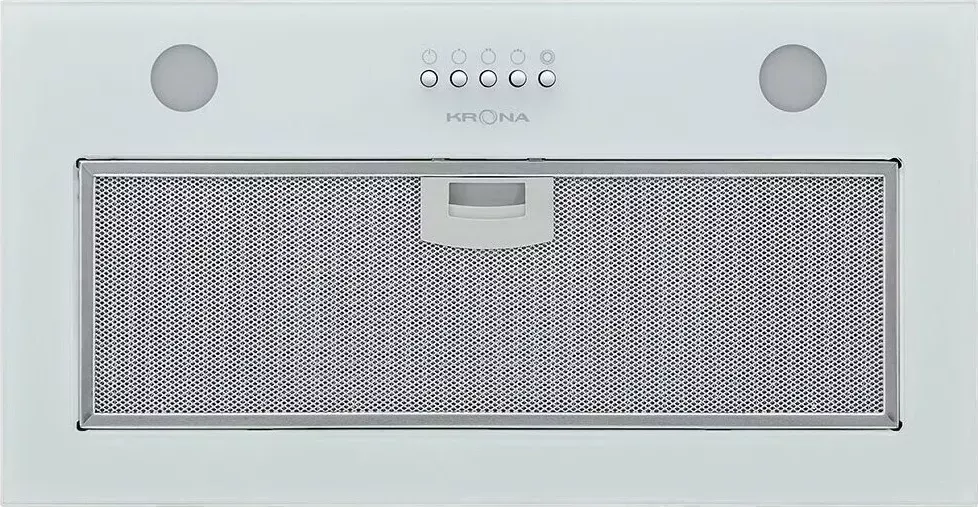 Вытяжка KRONA LUISA 600 GLASS WHITE PB
