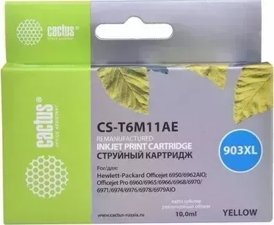 Картридж CACTUS Расходный материал для печати CS-T6M11AE N903XL желтый ()