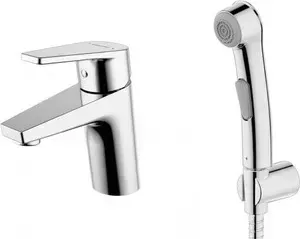 Смеситель для раковины Bravat с гигиеническим душем Line (F15299C-2)