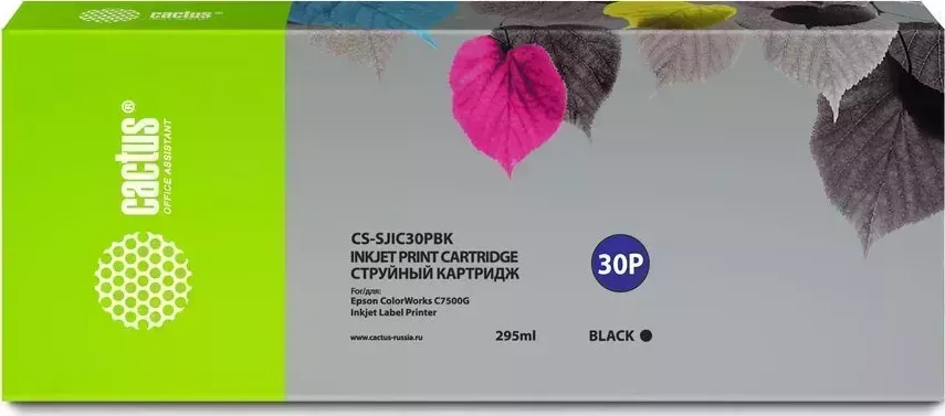 Расходный материал для печати CACTUS CS-SJIC30PBK черный