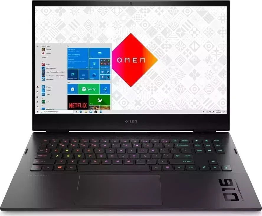 Ноутбук HP Omen 16-c0050ur Free DOS silver (4E1S3EA)