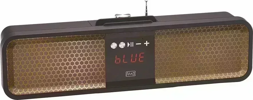 Портативная акустика MAX Q-66 Gold (30161)