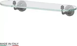 Полка стеклянная 3SC 40 см Stilmar античное серебро (STI 414)