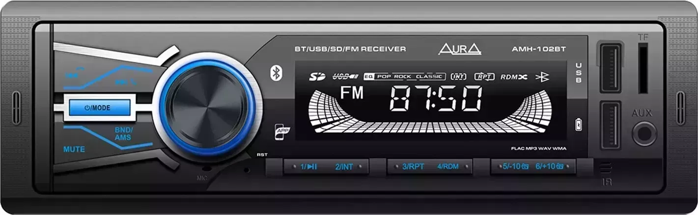 Автомагнитола AURA AMH-102BT