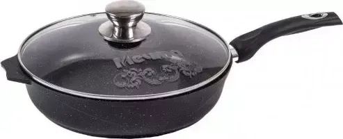 Сковорода МЕЧТА Гранит black 22см (С22802)