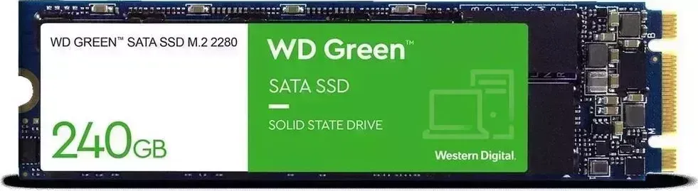 SSD накопитель GREEN Western Digital SATA2.5 240GB SLC (WDS240G3G0B)