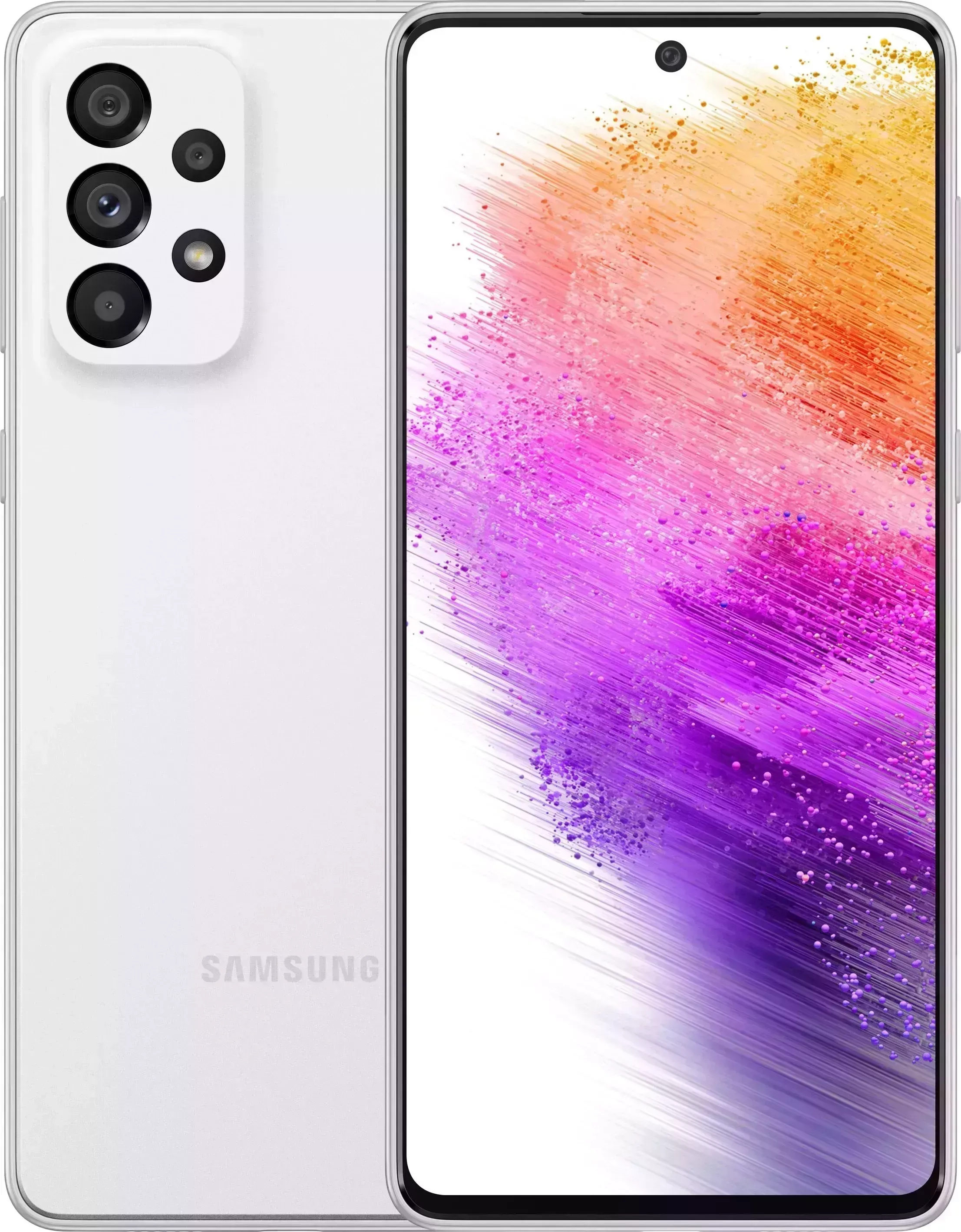 Телефон SAMSUNG Смартфон Galaxy A73 8/128Gb белый (SM-A736)