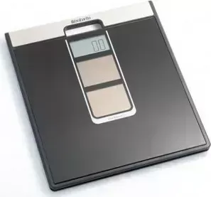 Весы напольные Brabantia (481109) комнаты на солнечных батареях, черные