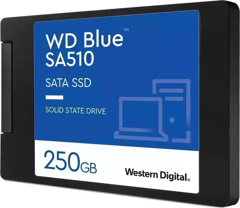 SSD накопитель Western Digital SATA2.5 250GB BLUE SA510 (WDS250G3B0A)