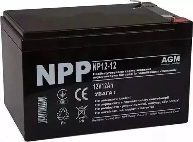 ИБП POWERCOM Батарея для NP12-12 (12В 12Ач)