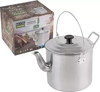 Чайник ECOS Camp-S5 2,6л походный алюминиевый (991011)