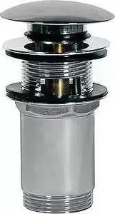 Донный клапан Tres click-clack с переливом d 66мм хром (13454160)