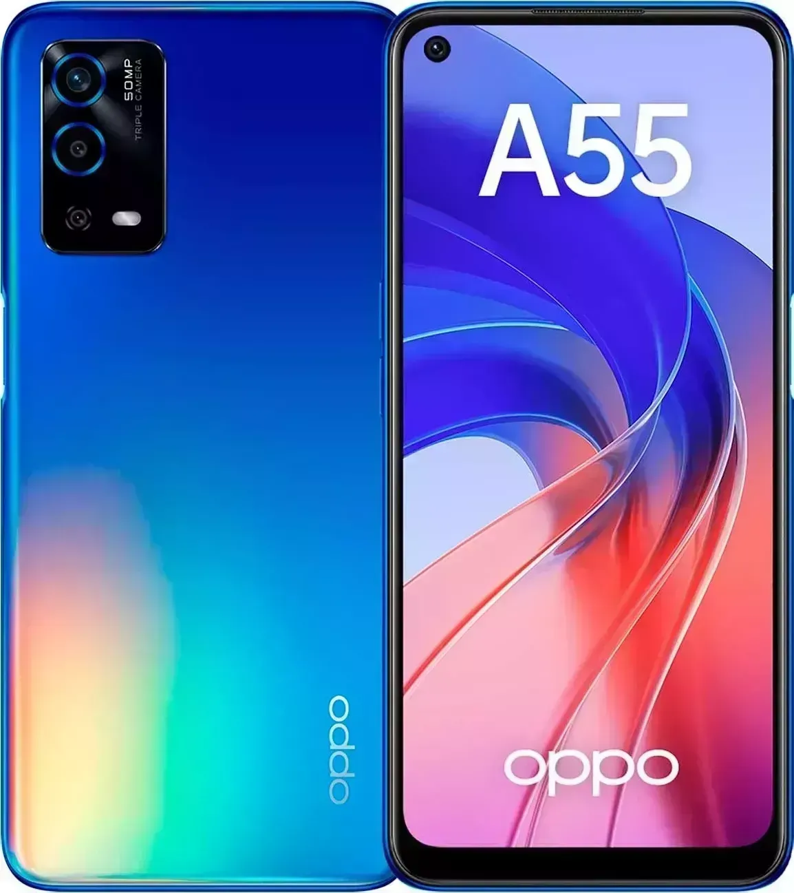 Телефон OPPO A55 4/128Gb синий