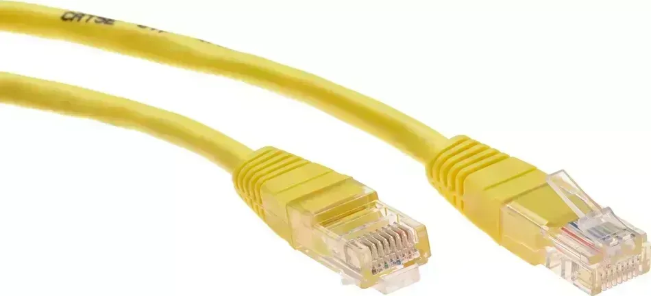 Кабель Telecom PATCH CAT5E UTP 5M YELLOW (NA102-Y-5M)